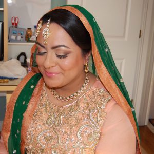 Beautiful bride wanted a soft makeup look on her wedding day - we obliged!