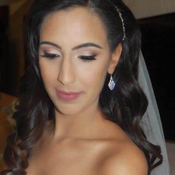 Beautiful Saira at her wedding - hair and makeup by Naz Beauty