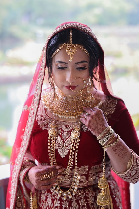 Tasnia's traditional Bangladeshi wedding ceremony in Swan Club on the Harbor at Roslyn, NY