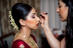 Image of a girl wearing make up